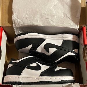 Kids Black and White Sneakers